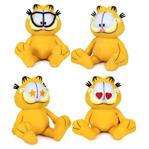 Garfield cute emoji assorted plush